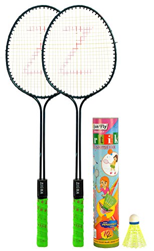 India Desire : Buy Klapp Zigma Badminton Set, Adult (4 Badminton + 12 Shuttlecock) at Rs. 316 from Amazon