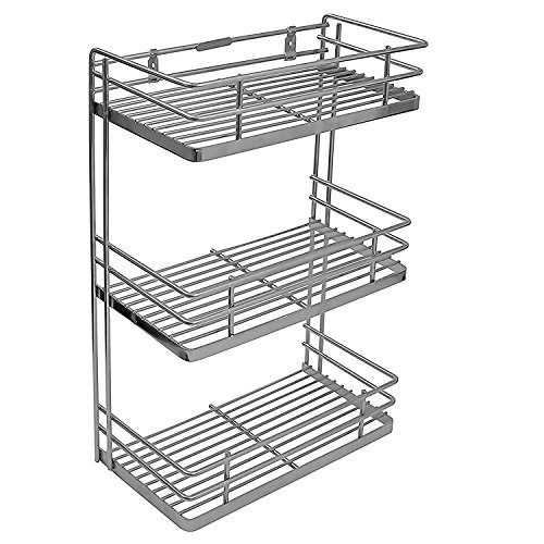 India Desire : Buy Klaxon Stainless Steel Kitchen Spice Rack (Silver) at Rs. 1072 from Amazon