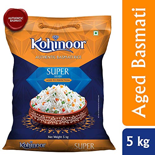 India Desire : Buy Kohinoor Super Silver Aged Basmati Rice, 5 Kg at Rs. 475 from Amazon [Regular Price Rs 599]