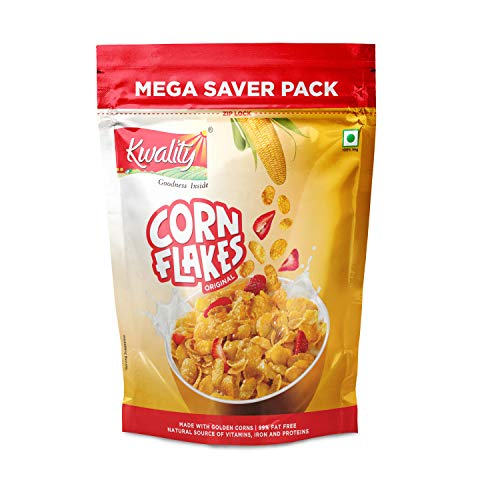 Buy Kwality Corn Flakes, 800g at Rs. 158 from Amazon [MRP Rs 270]