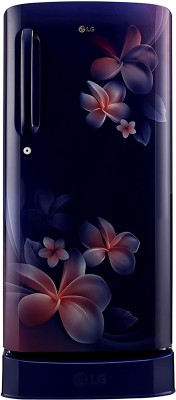 India Desire : Buy LG 190 L Direct Cool Single Door 4 Star (2020) Refrigerator with Base Drawer(Blue Plumeria, GL-D201ABPY) at Rs. 13690 from Flipkart