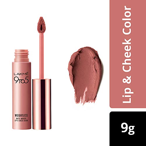 India Desire : Buy Lakme 9 to 5 Weightless Mousse Lip and Cheek Color, Blush Velvet, 9g at Rs. 360 from Amazon