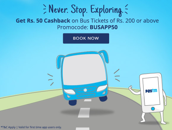 paytm bus offer first time user