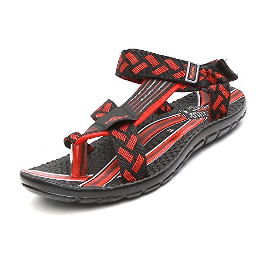 India Desire : Buy Lee Cooper Mens LC1181BLACK_RED Black Floaters at Rs. 228 from Amazon