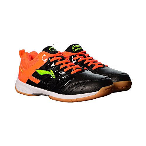 India Desire : Buy Li-Ning Smash Badminton Shoe, 2 UK (Black/Orange) at Rs. 525 from Amazon [Flat 88% Off]
