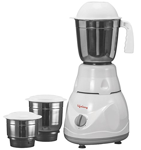 India Desire : Buy Lifelong Power Pro 500-Watt Mixer Grinder with 3 Jars, White/Grey at Rs. 1099 from Amazon [MRP Rs 2499]
