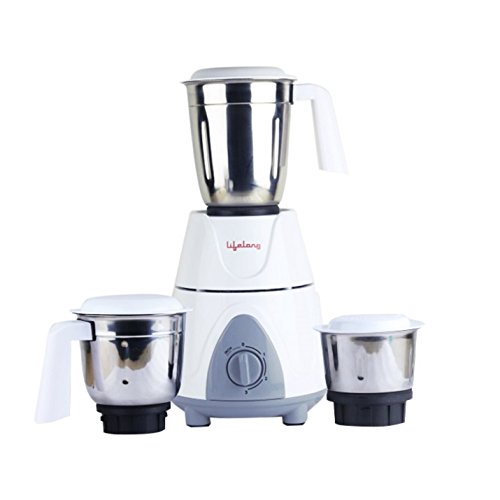 India Desire : Buy Lifelong Power Pro Plus LLMG03 750-Watt Mixer Grinder with 3 Jars (White/Grey) at Rs. 1679 from Amazon [Regular Price Rs 1999]