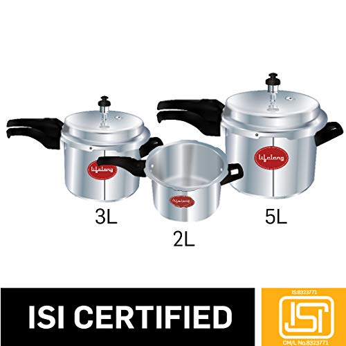 India Desire : Buy Lifelong Pressure Cooker Outer Lid Combo, 2 Litre, 3 Litre & 5 Litre (ISI) at Rs. 1230 from Amazon