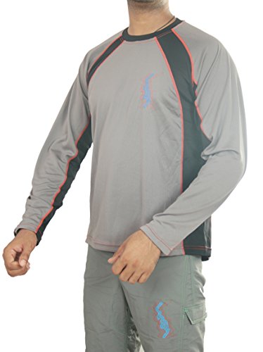 India Desire : Buy Lingti Kao Trekking Shirt, Large (Grey/Black) at Rs. 198 from Amazon