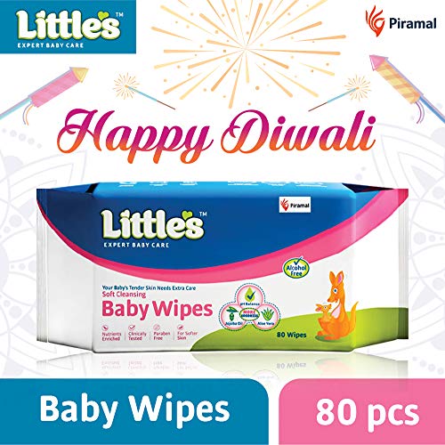 India Desire : Buy Little's Soft Cleansing Baby Wipes with Aloe Vera, Jojoba Oil and Vitamin E (80 Wipes) at Rs. 80 from Amazon