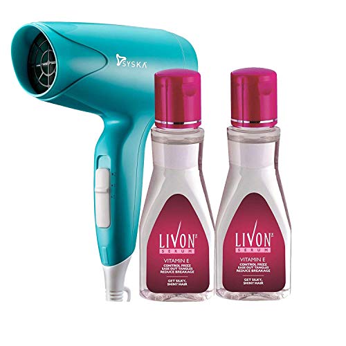 India Desire : Buy Livon Hair Serum, 100 ml (Pack of 2) with Syska Hair Dryer at Rs. 500 from Amazon