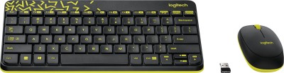 India Desire : Buy Logitech MK240 Wireless Keyboard and Mouse Combo(Black&Chartreuse Yellow) at Rs. 999 from Flipkart [Regular Price Rs 1499]