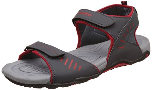India Desire : Buy Lotto Men's Grey/Red Sandals and Floaters at Rs. 242 from Amazon