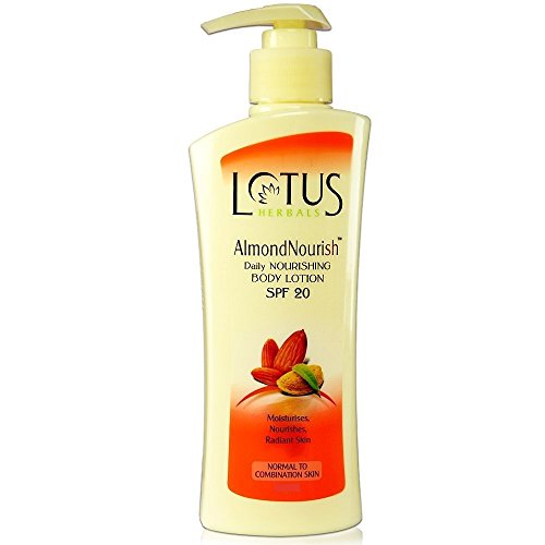 India Desire : Buy Lotus Herbals Almondnourish Daily Nourishing SPF-20 Body Lotion, 250ml at Rs. 188 from Amazon Regular Price Rs 270]