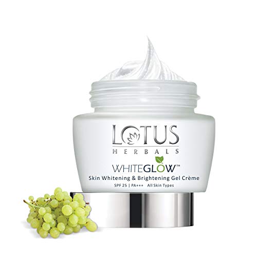 India Desire : Buy Lotus Herbals Whiteglow Skin Whitening And Brightening Gel Creme, SPF-25, 60g at Rs. 238 from Amazon