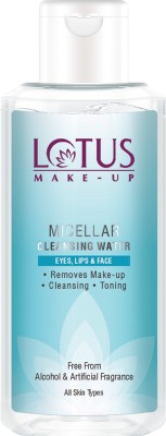 India Desire : Buy Lotus Makeup Micellar Cleansing Water Makeup Remover(100 ml) at Rs. 153 from Flipkart