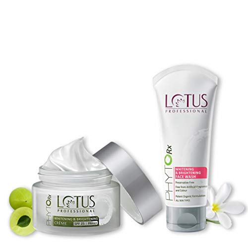 India Desire : Buy Lotus Professional Phytorx Whitening & Brightening Crème 50g & Face Wash 80g, 50 g at Rs. 399 from Amazon [Regular Price Rs 760]