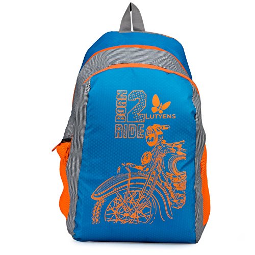 India Desire : Buy Lutyens Blue Orange Mini School Bag/Caual Backpack (Lutyens_328) at Rs. 149 from Amazon
