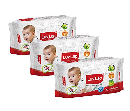 India Desire : Buy Luvlap Paraben Free Baby Wet Wipes with Aloe Vera - 6 Packs (432 Wipes + 48 Wipes Free) at Rs. 331 from Amazon [MRP Rs 594]