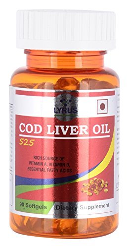 India Desire : Buy Lyrus Cod Liver Oil 525-90 Softgels at Rs. 312 from Amazon