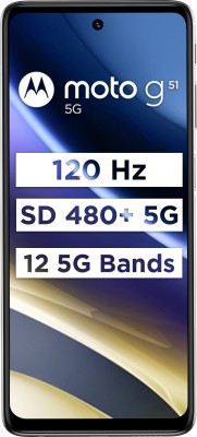 India Desire : Buy MOTOROLA G51 5G (Bright Silver, 64 GB)(4 GB RAM) at Rs. 12999 from Flipkart