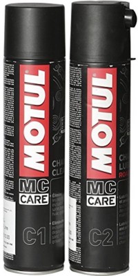 India Desire : Buy MOTUL COMBO C1 C2 Clean Lube Road Promo Chain Oil (800 ml) at Rs. 350 from Flipkart [Amazon Price Rs 970]
