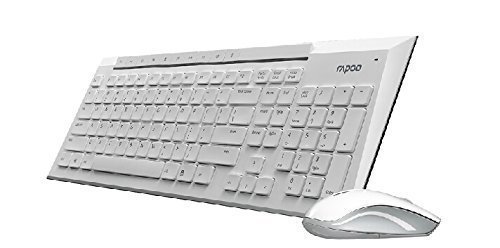 India Desire : Buy Mactrem Rapoo White 8200P 5.8GHz Wireless Multimedia Keyboard Mouse Combo at Rs. 999 from Amazon