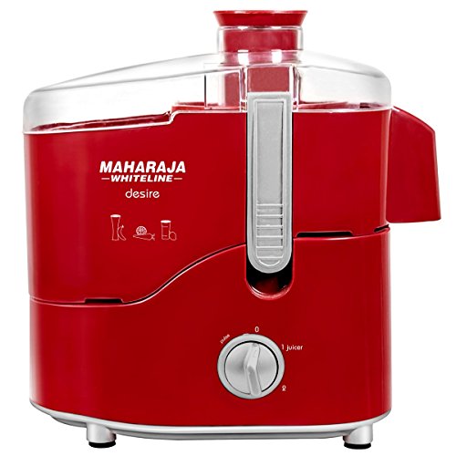 India Desire : Buy Maharaja Whiteline Desire Red Treasure 550-Watt Juice Extractor (Red and Silver) at Rs. 1199 from TataCliq [Regular Price Rs 2000]