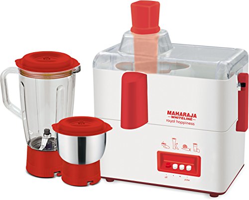 India Desire : Buy Maharaja Whiteline JMG Royal Happiness JX-118 450-Watt Juicer Mixer Grinder at Rs. 1689 from Amazon [Flat 52% Off]
