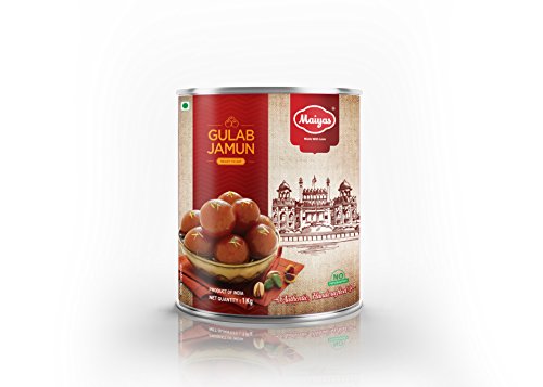 India Desire : Buy Maiyas Gulab Jamun Tin, 1kg at Rs. 135 from Amazon [Regular Price Rs 210]