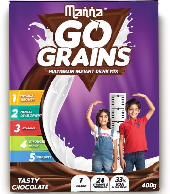 India Desire : Buy Manna Go Grains Nutrition Drink(400 g, Chocolate Flavored) at Rs. 99 from Flipkart [Regular Price Rs 254]
