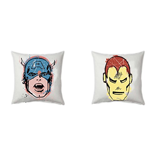 India Desire : Buy Marvel Comics Officially Licenced 2 Piece Stretch Polyester Cushion Cover Set - 16"x16", Multicolour at Rs. 115 from Amazon [MRP Rs 899]
