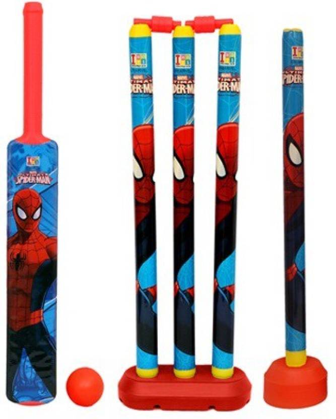 India Desire : Flipkart Steal Deals: Buy Marvel Spider Man Cricket Set with 4 Wickets For Kids at Rs. 199 Only