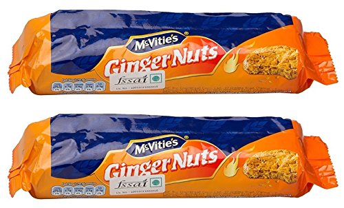 India Desire : Buy McVitie's Ginger Nuts Biscuit, 250g (Pack of 2) at Rs. 180 from Amazon [MRP Rs 250]