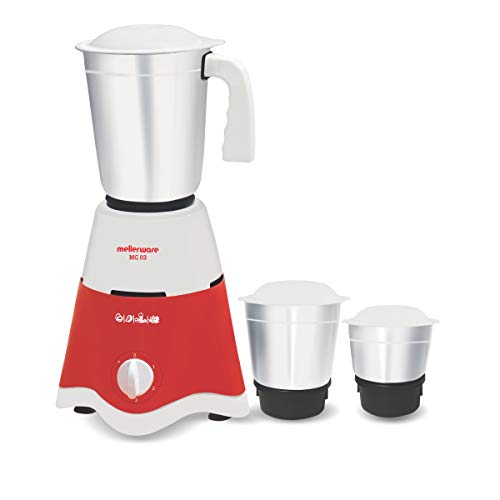India Desire : Buy Mellerware MG 03 550-Watt Mixer Grinder with 3 Jars (Red/White) at Rs. 899 from Amazon [Selling Price Rs 1684]