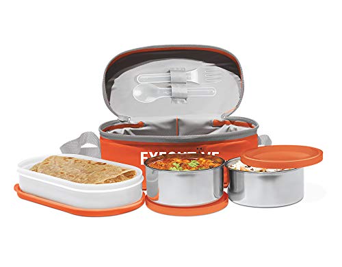 India Desire : Buy Milton Executive Lunch Box Set, 3-Pieces, 260ml, Orange at Rs. 242 from Amazon