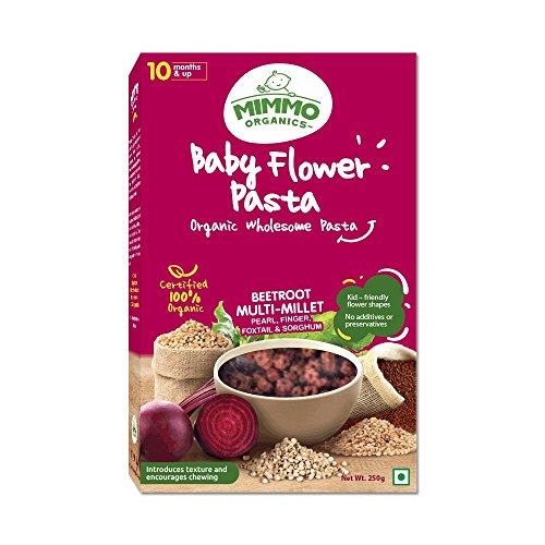 India Desire : Buy Mimmo Organics Baby Flower Multi-Millet Pasta, 250g at Rs. 143 from Amazon [Regular Price Rs 239]