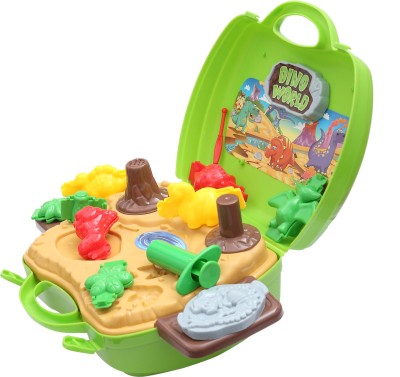 India Desire : Buy Miss&Chief Dinosaur Dough Set with Moulds and Accessories for Kids at Rs. 399 from Flipkart [Regular Price @Rs 499]