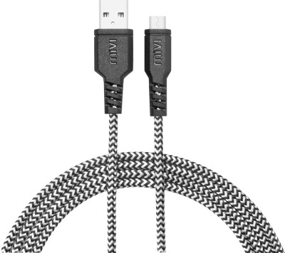India Desire : Buy Mivi 6ft Nylon Braided Micro Usb Charging Cable USB Cable(Black) at Rs. 99 from Flipkart