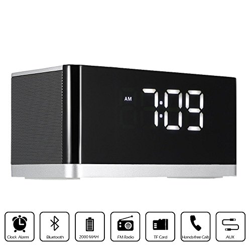 India Desire : Buy Mobipro Portable 5-In-1 Bluetooth Speaker Wireless With Alarm Clock And Radio FM at Rs 2415 from Amazon