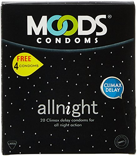 India Desire : Buy Moods All Night Climax Delay - 12 Condoms (Pack of 2) at Rs. 100 from Amazon [MRP Rs 200]
