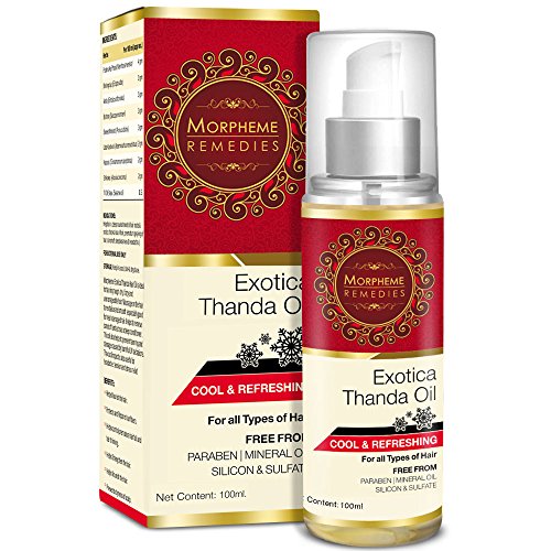 India Desire : Buy Morpheme Exotica Thanda Hair Oil - 100ML at Rs. 140 from Amazon [MRP 499]