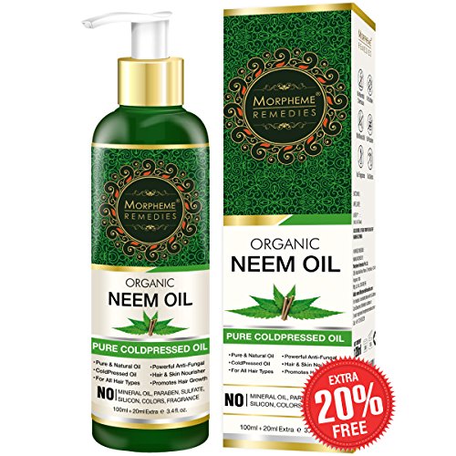 India Desire : Buy Morpheme Remedies Pure Organic Neem Oil Cold Pressed Oil for Hair and Skin, 120ml at Rs. 136 from Amazon [Regular Price Rs 308]
