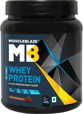 India Desire : Buy MuscleBlaze 100% Whey Protein(400 g, Rich Milk Chocolate) at Rs. 809 from Flipkart [Regular price Rs 999]