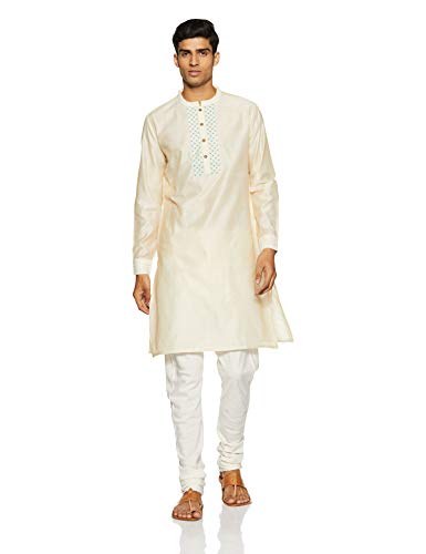 India Desire : Buy Nayak Mens Kurta (AW-18/NAY-002C_Beige_M) at Rs. 217 from Amazon [Regular Price Rs 594]