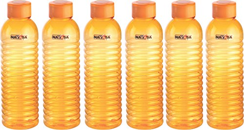 India Desire : Buy Nayasa Groove PET Fridge Bottle, Set of 6, Pink 1000ml At Rs 164 from Amazon [Regular Price Rs 214]