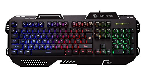 India Desire : Buy Night Hawk NK101 FPS Gaming Keyboard with 3 color LED (METALLIC SERIES), Black at Rs. 999 from Amazon