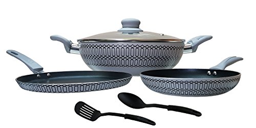 India Desire : Buy Nirlon Non-Stick Aluminium Cookware Set, 6-Pieces, Green at Rs. 1164 from Amazon [Regular Price Rs 1547]