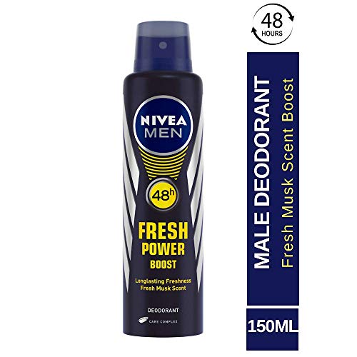India Desire : Buy Nivea Men Fresh Power Boost Deodorant, 150ml at Rs. 90 from Amazon [Selling Price Rs 151]