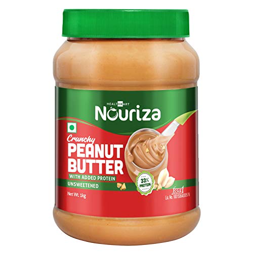 India Desire : Buy Nouriza Peanut Butter Protein Fortified Unsweetened, 1 KG at Rs. 349 from Amazon